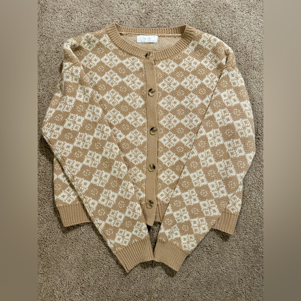 Oak & Fort Button Up Winter Cardigan